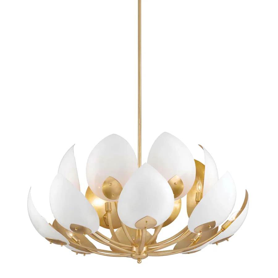 Hudson Valley Lighting Lotus 16 Light 41" Wide Abstract Chandelier - Image 1