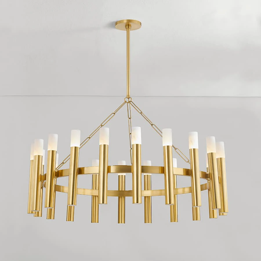 Hudson Valley Lighting Pali 20 Light 43" Wide Ring Chandelier - Image 3