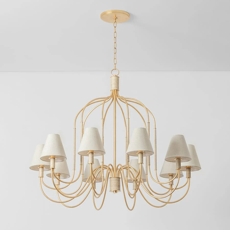 Hudson Valley Lighting Warrensburg 10 Light 44" Wide Chandelier - Image 2