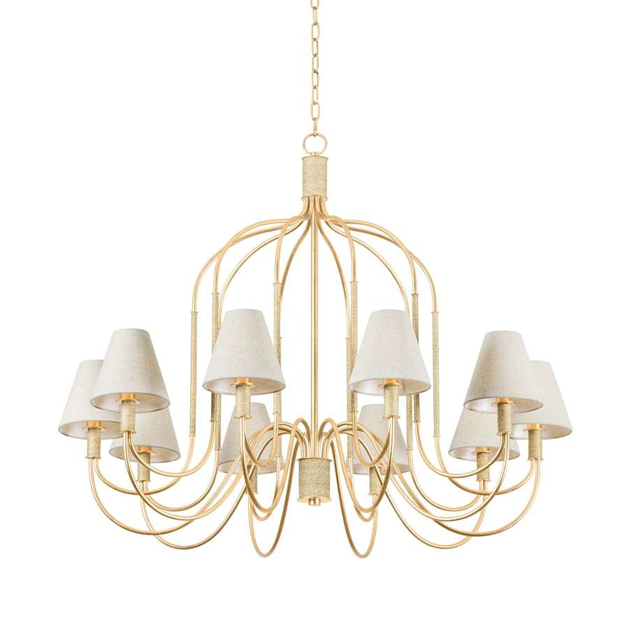 Hudson Valley Lighting Warrensburg 10 Light 44" Wide Chandelier - Image 1