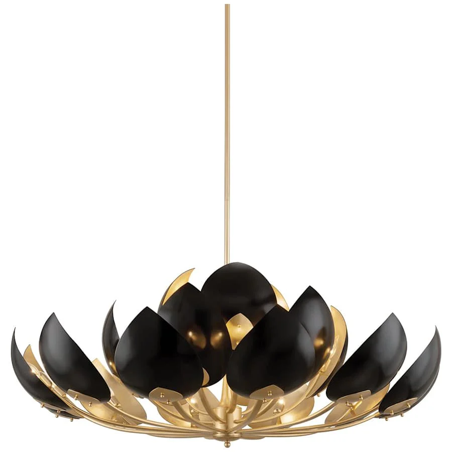 Hudson Valley Lighting Lotus 21 Light 54" Wide Abstract Chandelier - Image 2