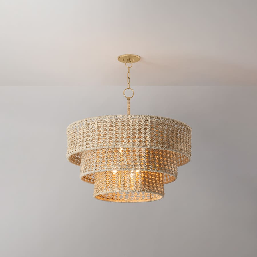 Hudson Valley Lighting Yorkhill 6 Light 32" Wide Pendant - Image 3