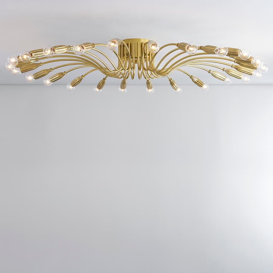 Hudson Valley Lighting Barney 24 Light 49" Wide Abstract Chandelier - Image 3