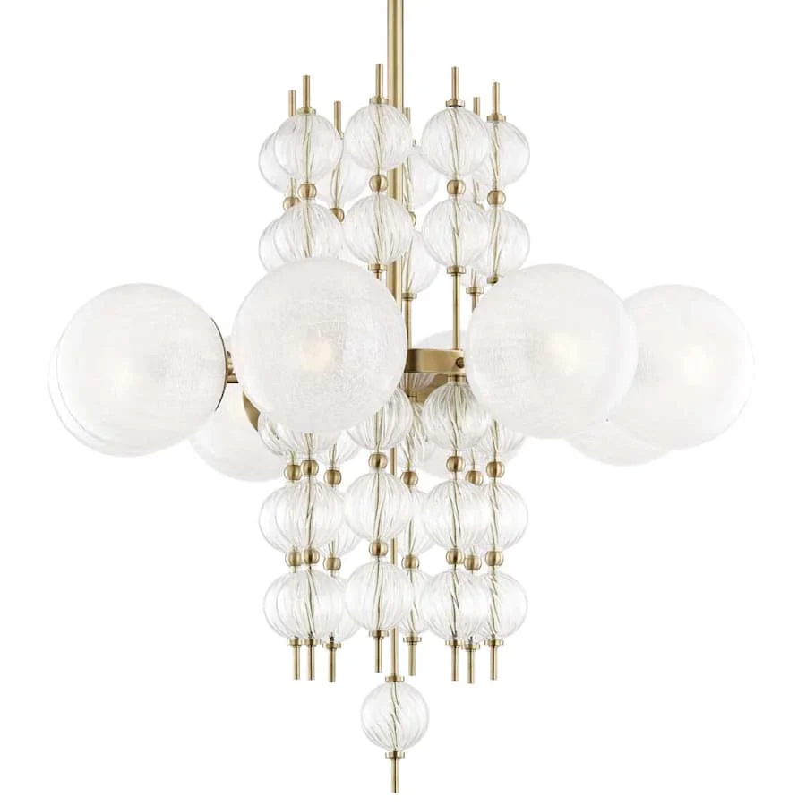 Hudson Valley Lighting Calypso 8 Light 34" Wide Chandelier - Image 1