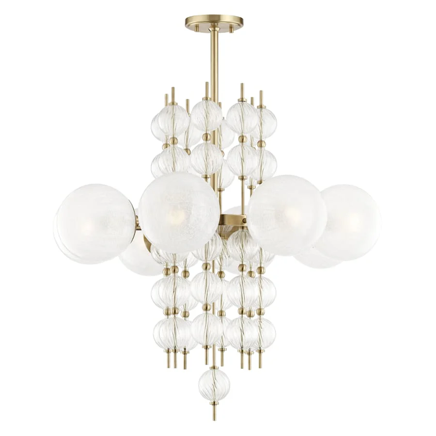 Hudson Valley Lighting Calypso 8 Light 34" Wide Chandelier - Image 2