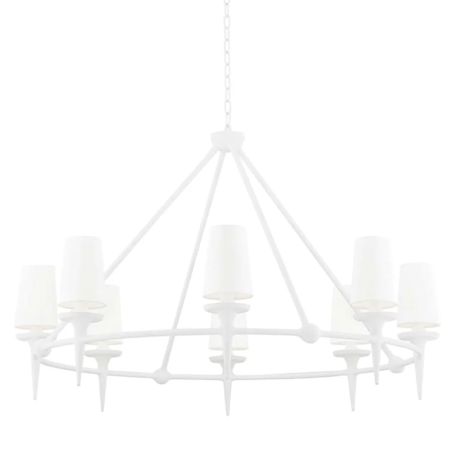 Hudson Valley Lighting Torch 8 Light 48" Wide Ring Chandelier - Image 1