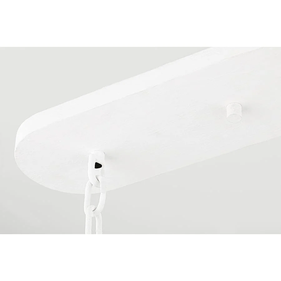 Hudson Valley Lighting Torch 6 Light 58" Wide Linear Chandelier - Image 3