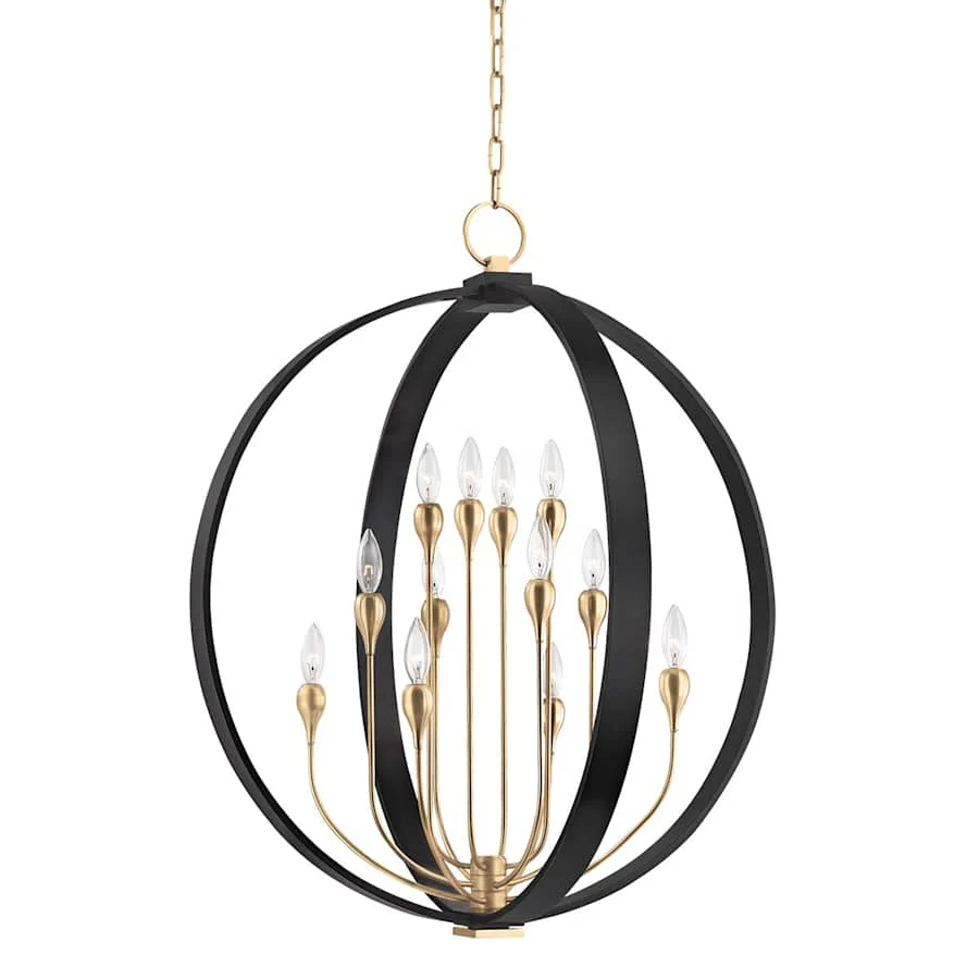 Hudson Valley Lighting Dresden 12 Light 30" Wide Taper Candle Chandelier - Image 1