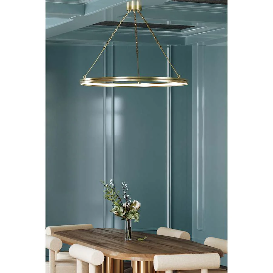 Hudson Valley Lighting Rosendale 42" Wide LED Ring Chandelier - Image 2
