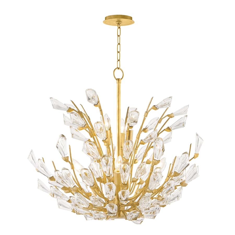 Hudson Valley Lighting Tulip 9 Light 28" Wide Crystal Chandelier - Image 2