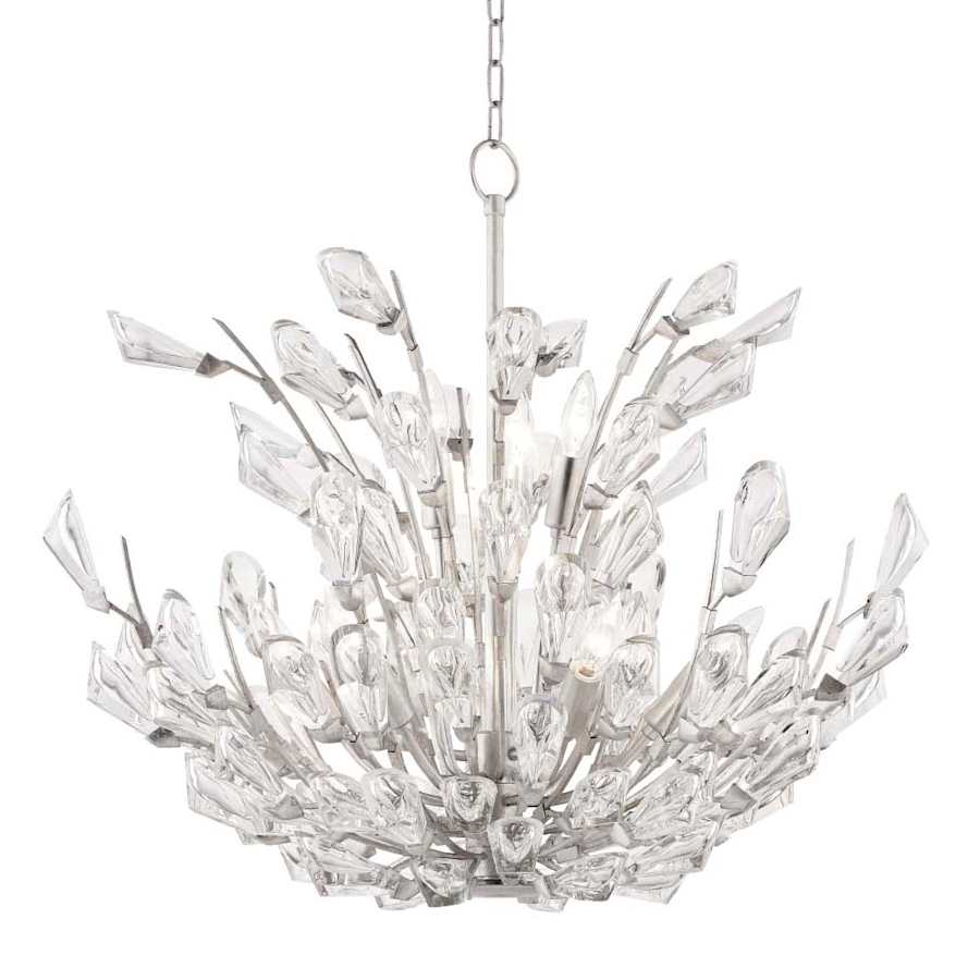 Hudson Valley Lighting Tulip 9 Light 28" Wide Crystal Chandelier - Image 1