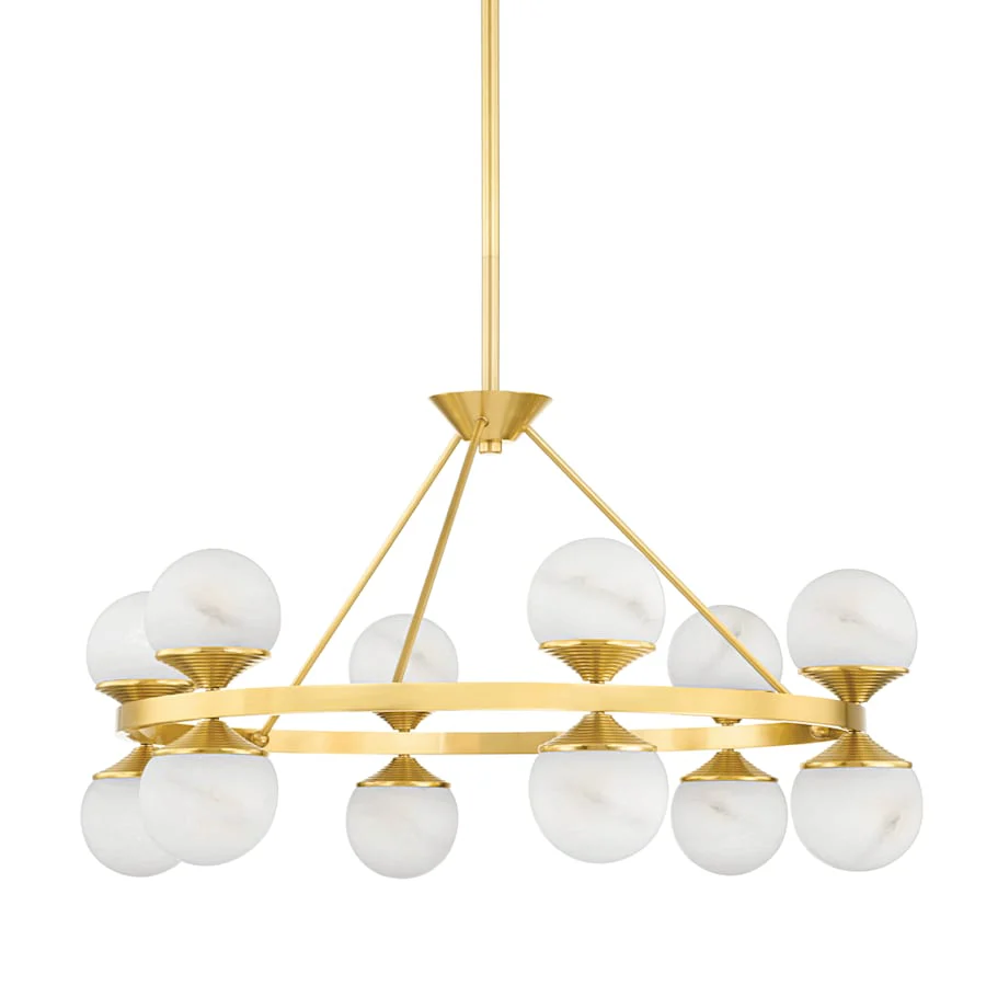 Hudson Valley Lighting Grafton 12 Light 34" Wide LED Chandelier - Image 1