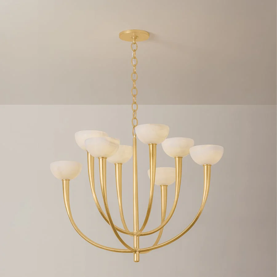 Hudson Valley Lighting Maywood 8 Light 34" Wide Chandelier with Onyx Shades - Image 2