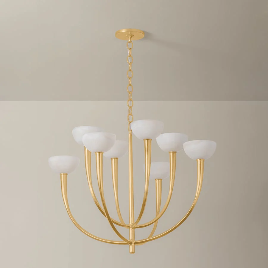Hudson Valley Lighting Maywood 8 Light 34" Wide Chandelier with Onyx Shades - Image 3