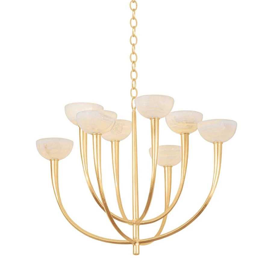 Hudson Valley Lighting Maywood 8 Light 34" Wide Chandelier with Onyx Shades - Image 1