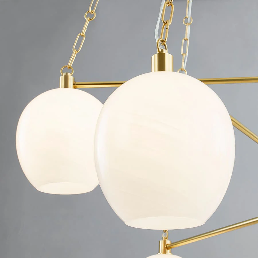 Hudson Valley Lighting Asbury Park 8 Light 55" Wide Chandelier - Image 2