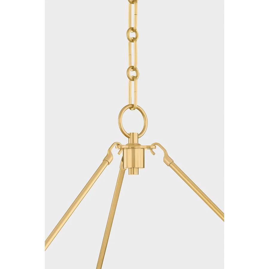 Hudson Valley Lighting Howard 9 Light 50" Wide Chandelier with Silk Shades - Image 2