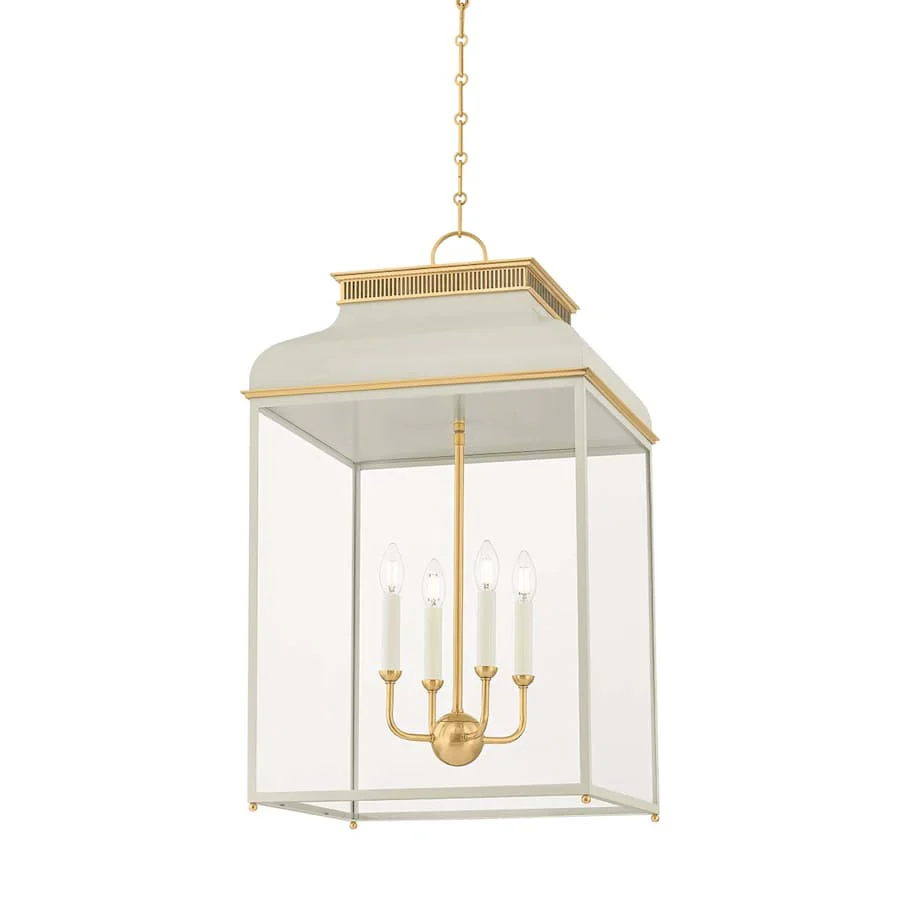 Hudson Valley Lighting Houghton 4 Light 19" Wide Taper Candle Pendant - Image 1