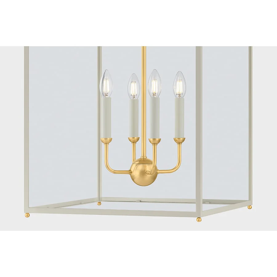 Hudson Valley Lighting Houghton 4 Light 19" Wide Taper Candle Pendant - Image 3