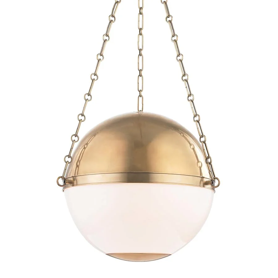 Hudson Valley Lighting Sphere No.2 3 Light 21" Wide Pendant - Image 1