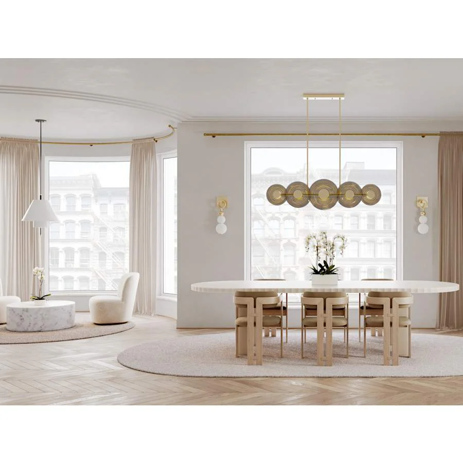 Hudson Valley Lighting Griston 10 Light 11" Wide LED Linear Pendant - Image 2