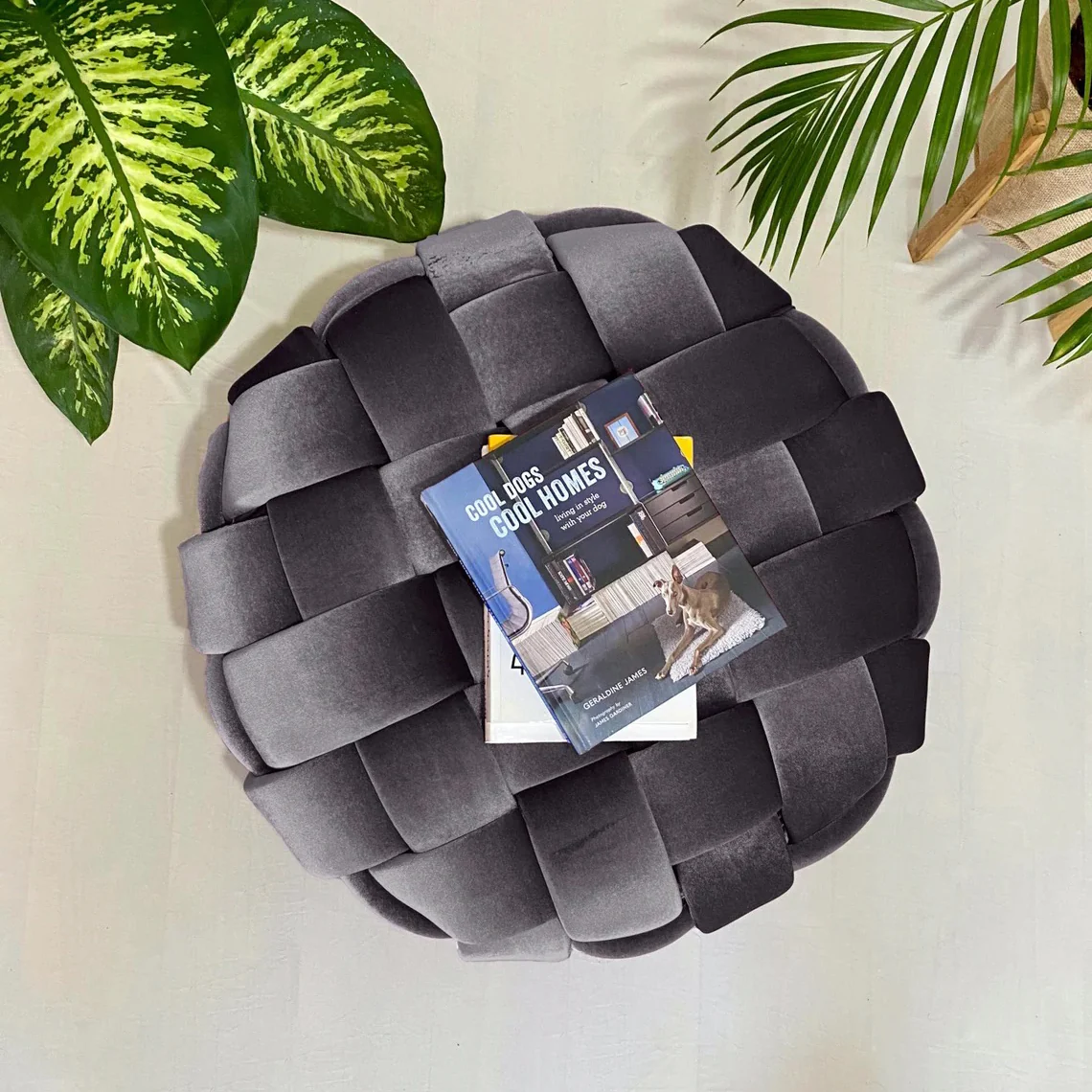 بوف ترابيزة خشب زان طبيعي  60×47سم - AC202 - Image 3