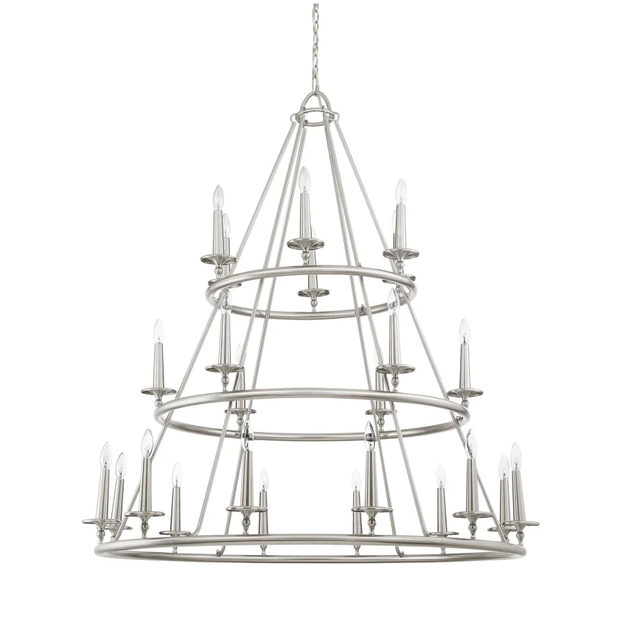 James Allan Chatham 24 Light 48" Wide Chandelier - Image 3