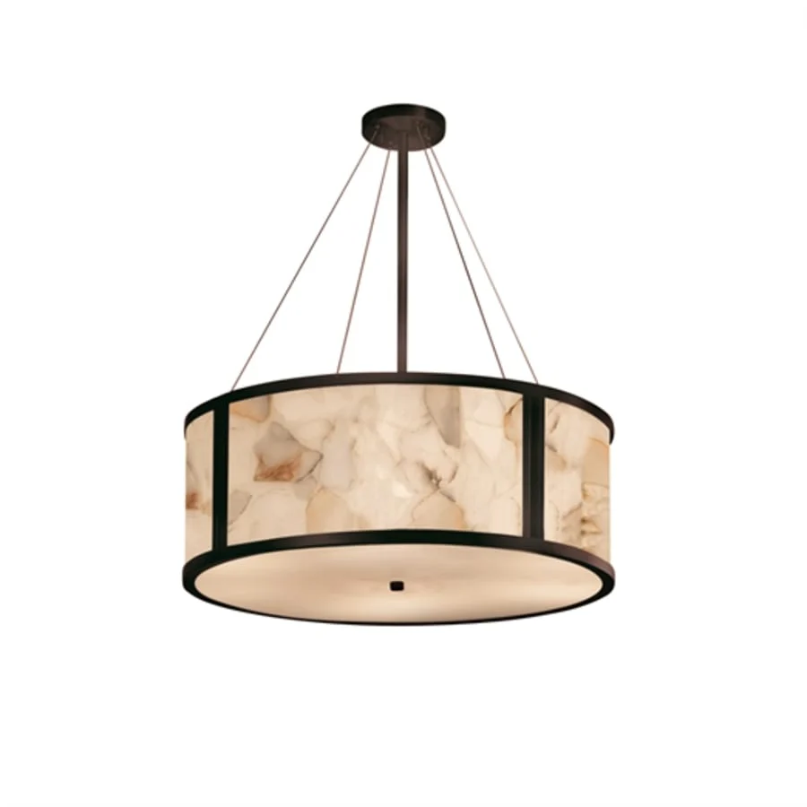 Justice Design Group Tribeca 8 Light 36" Wide Drum Chandelier - Image 1
