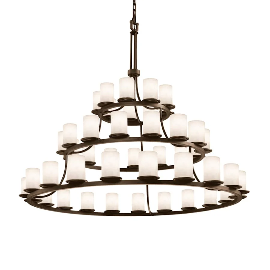 Justice Design Group Clouds 60" Wide Ring Chandelier - Image 2