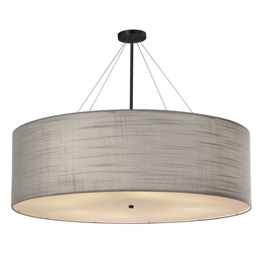 Justice Design Group Textile 48" Wide LED Drum Chandelier - Image 1