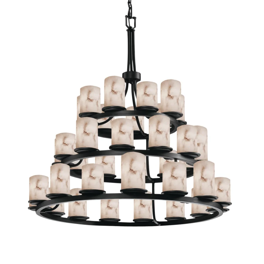 Justice Design Group LumenAria 36 Light 3 Tier Chandelier - Image 1