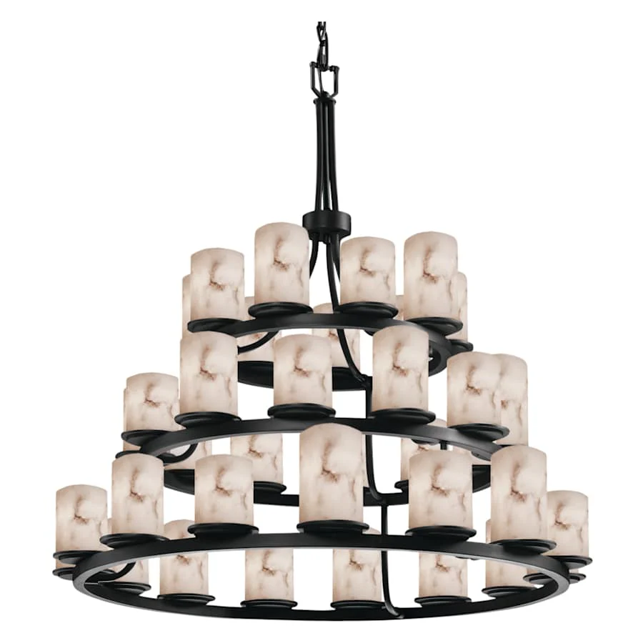 Justice Design Group LumenAria 42" Wide Ring Chandelier - Image 1
