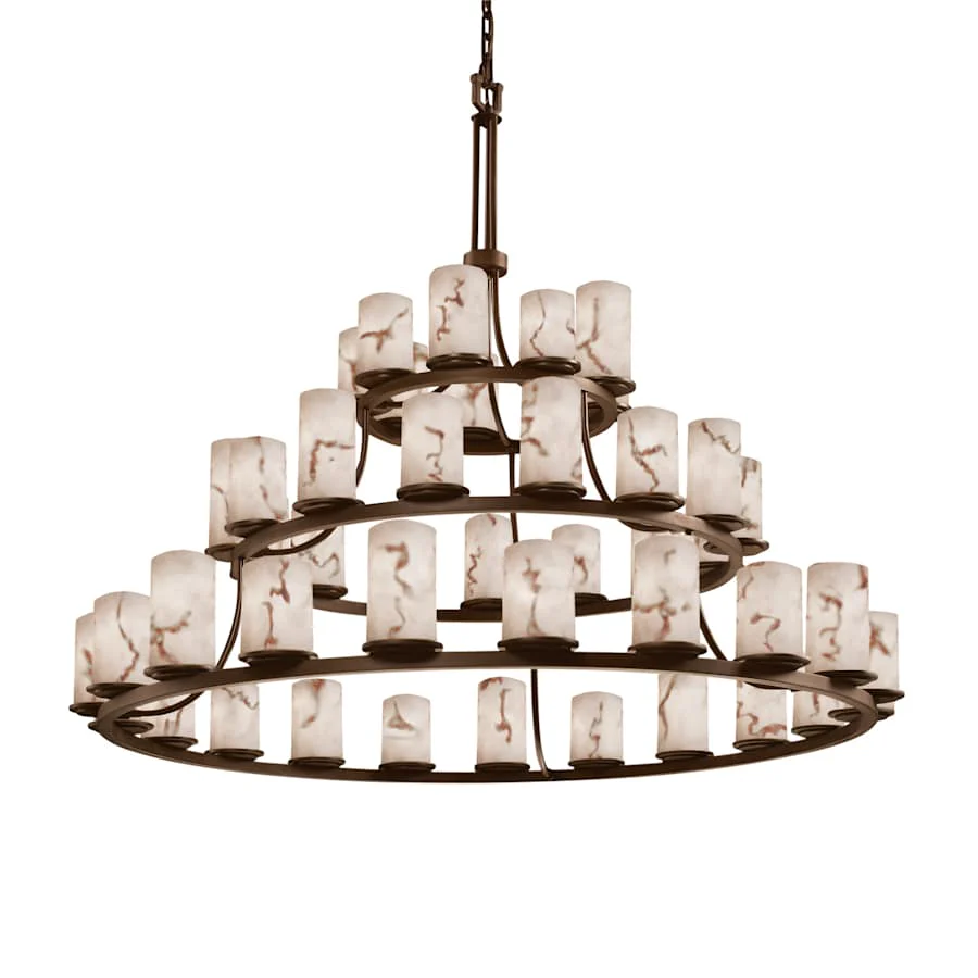 Justice Design Group LumenAria 45 Light 60" Wide Ring Chandelier - Image 1