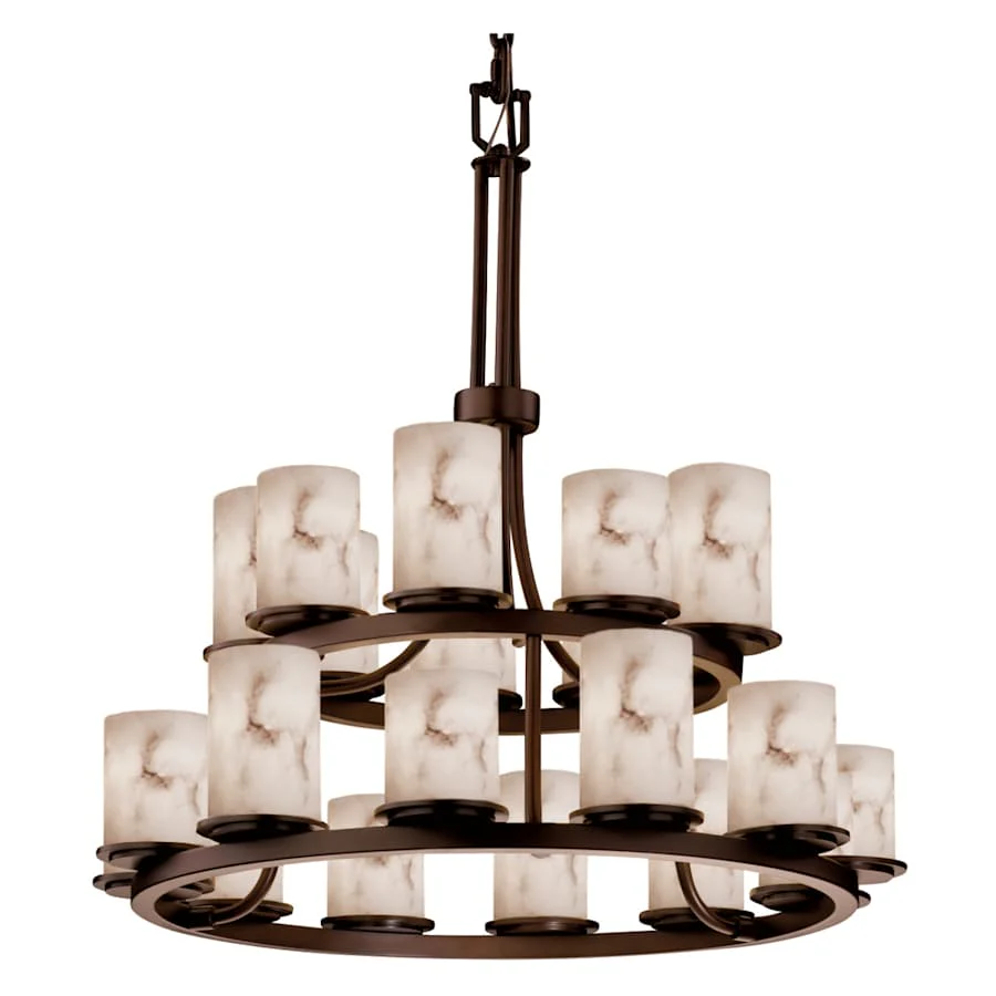 Justice Design Group LumenAria 33" Wide Ring Chandelier - Image 2