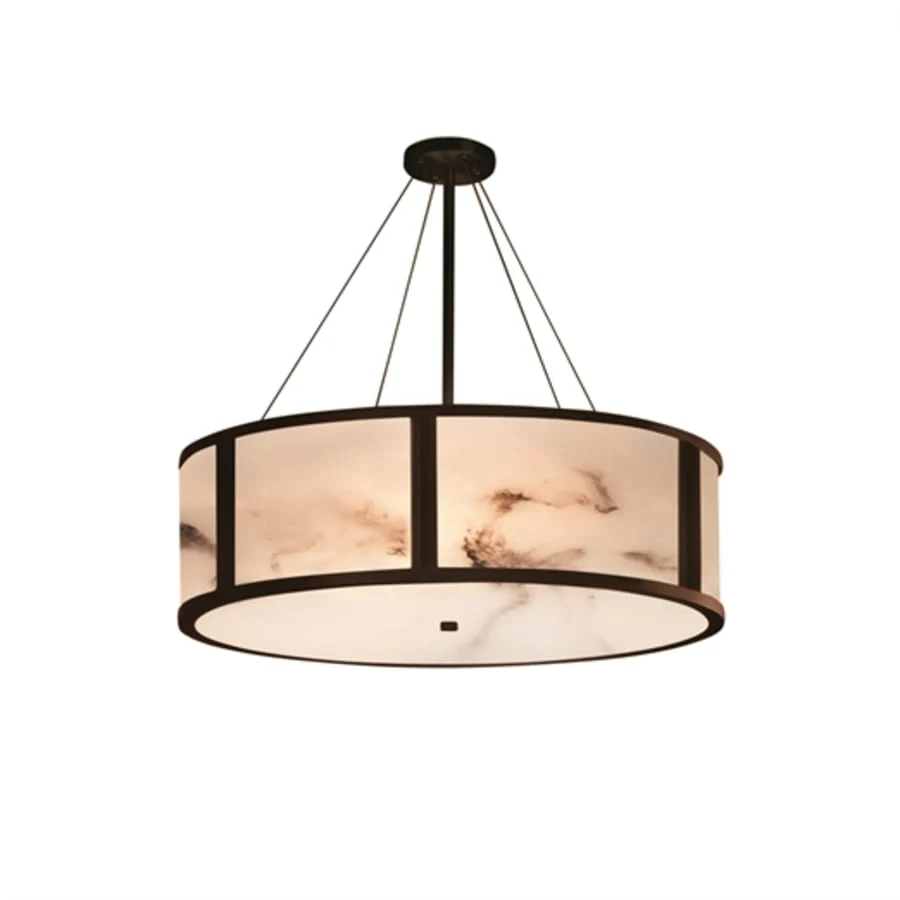 Justice Design Group Tribeca 8 Light 48" Wide Drum Chandelier - Image 1
