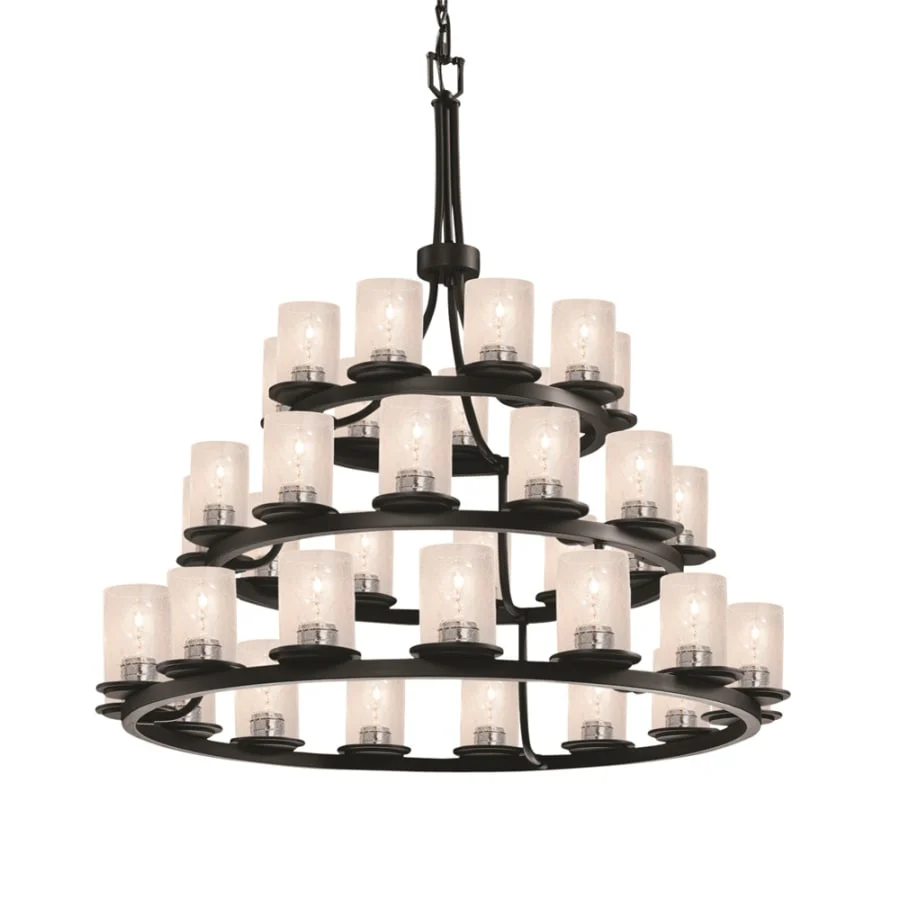 Justice Design Group Fusion 36 Light 42" Wide Pillar Candle Chandelier - Image 1