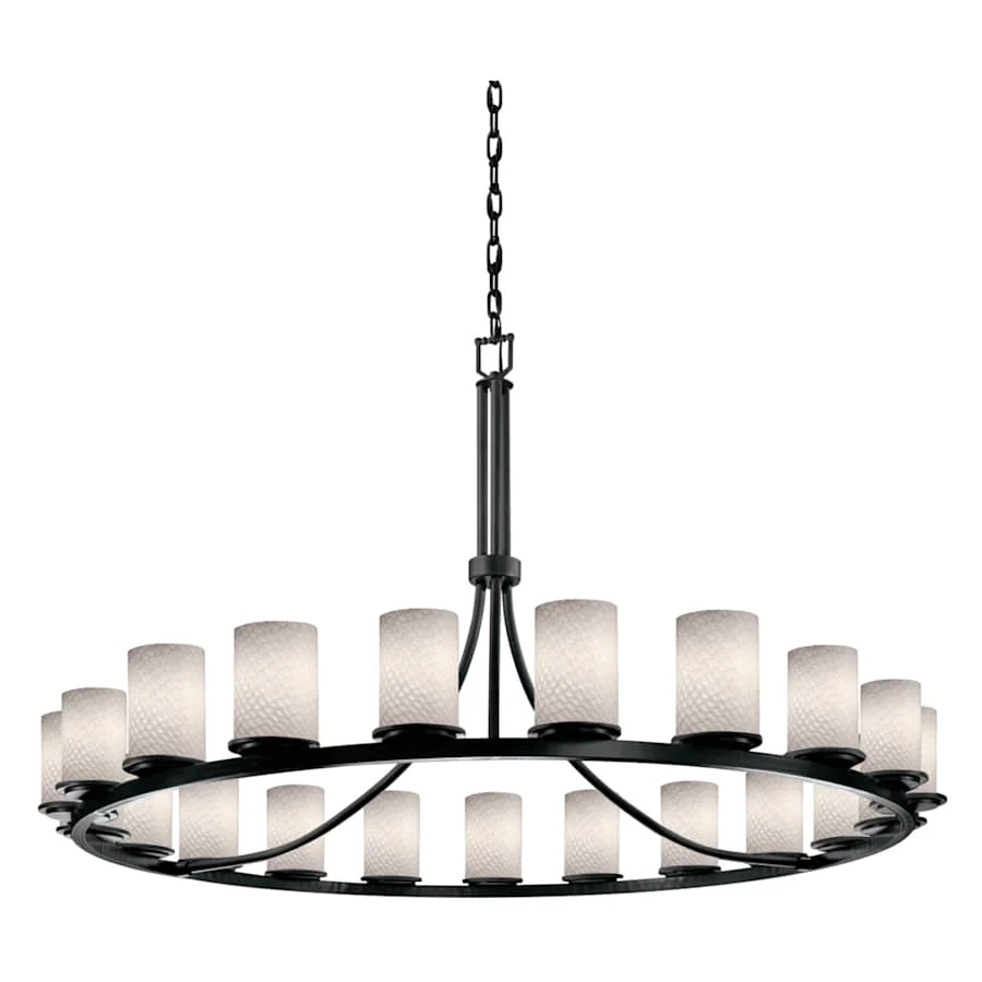 Justice Design Group Fusion 60" Wide Ring Chandelier - Image 3