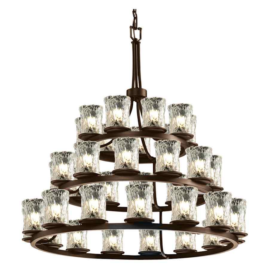 Justice Design Group Veneto Luce 42" Wide Ring Chandelier - Image 1