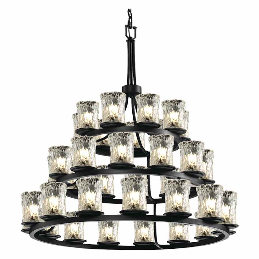 Justice Design Group Veneto Luce 42" Wide Ring Chandelier - Image 3