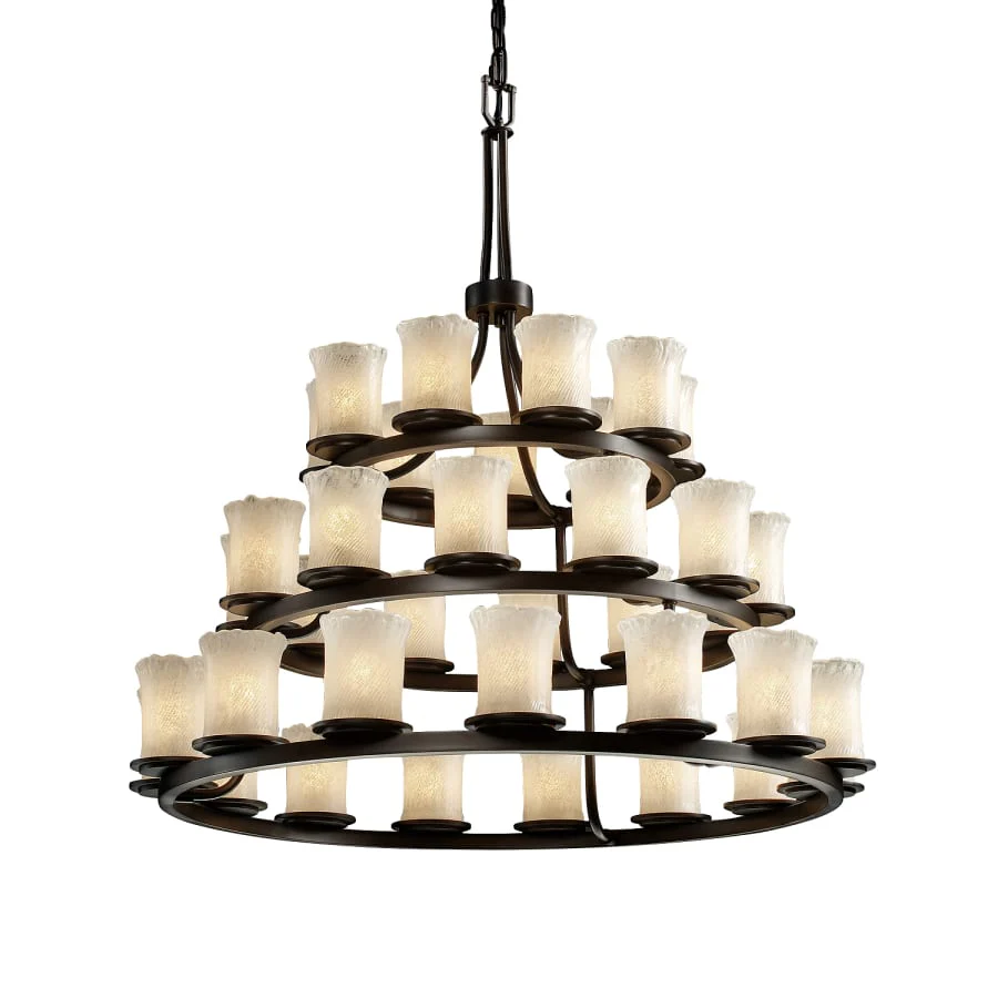 Justice Design Group Veneto Luce 36 Light 3 Tier Chandelier - Image 1