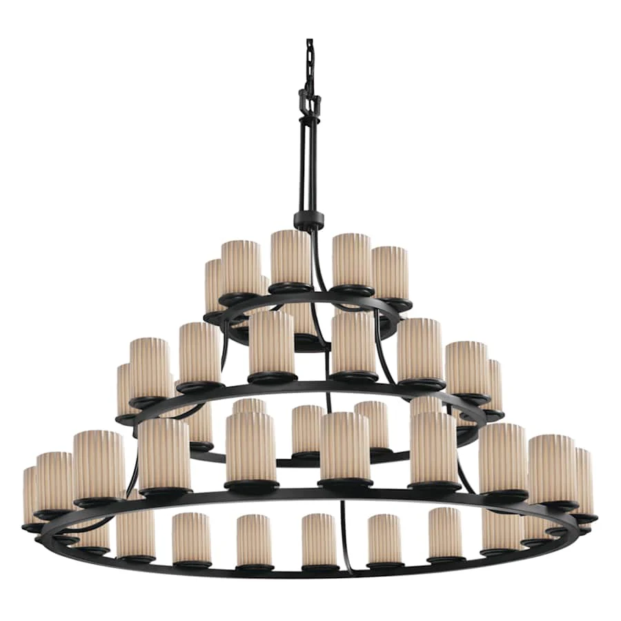 Justice Design Group Limoges 60" Wide Ring Chandelier - Image 3
