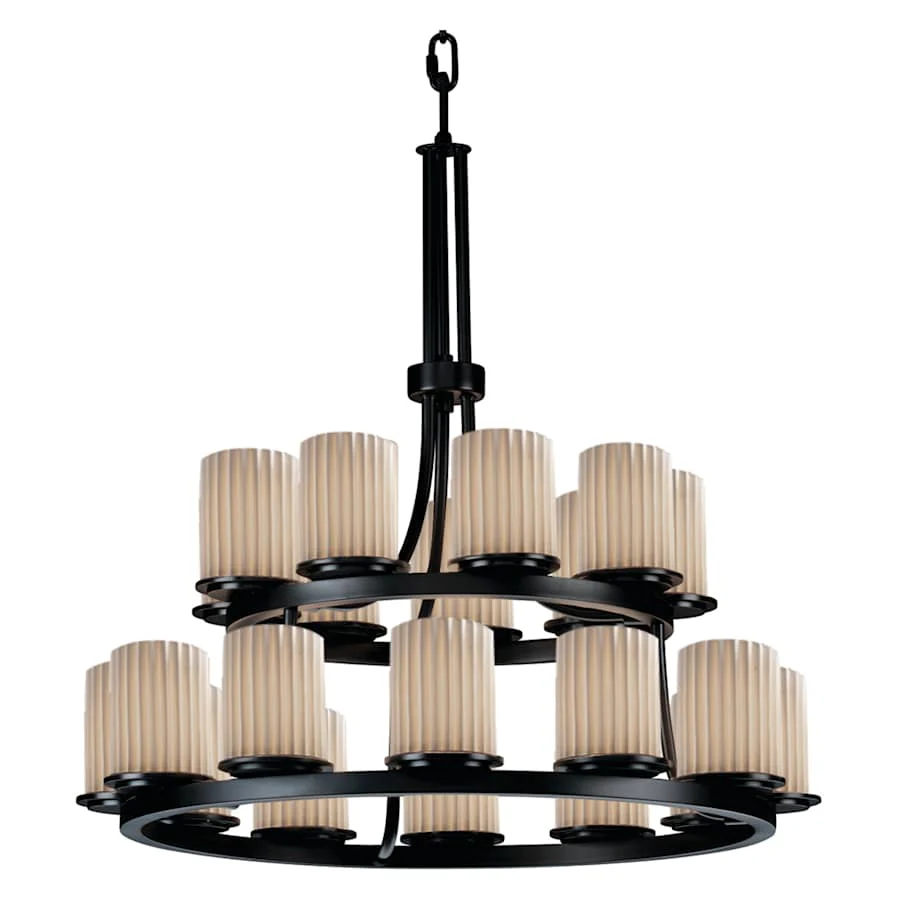 Justice Design Group Limoges 33" Wide Ring Chandelier - Image 3