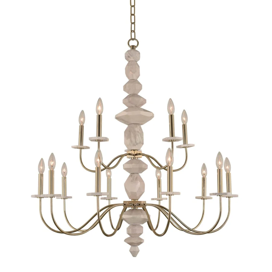 Kalco Carrara 15 Light 38" Wide Chandelier - Image 1