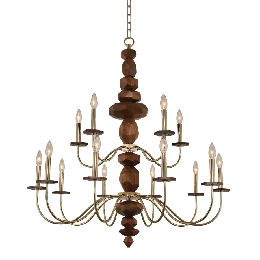 Kalco Lassen 15 Light 38" Wide Chandelier - Image 1