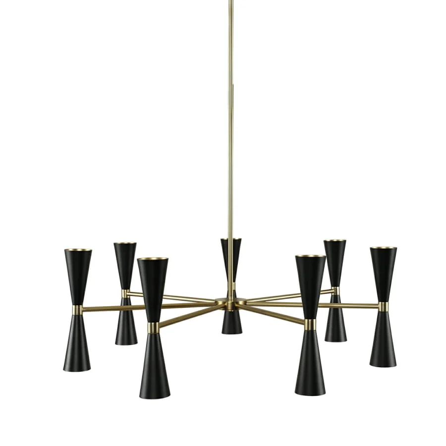 Kalco Milo 14 Light 35" Wide Chandelier - Image 1
