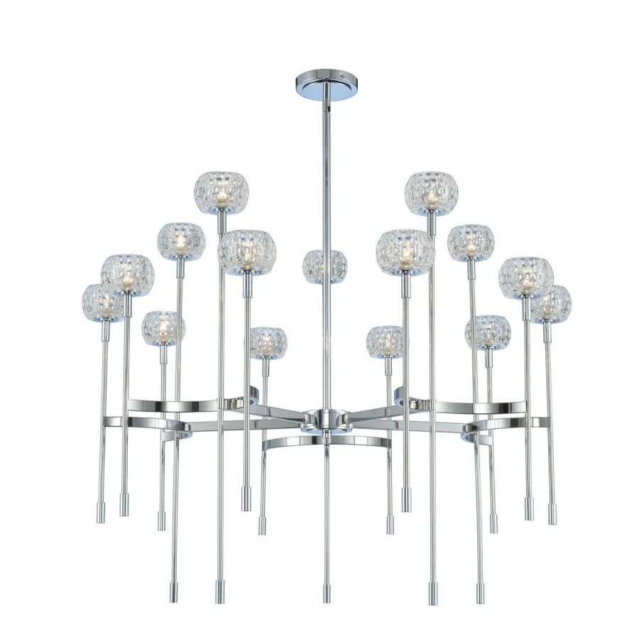 Kalco Mae 15 Light 38" Wide LED Chandelier - Image 1