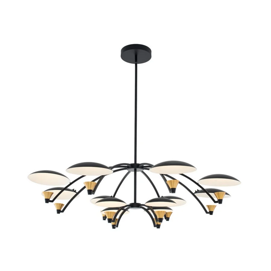 Kalco Redding 12 Light 45" Wide LED Chandelier - Image 1