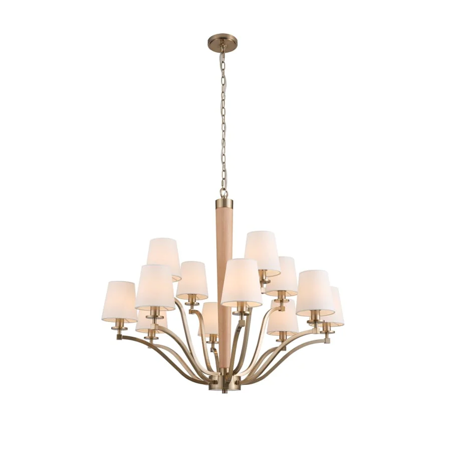 Kalco Curva 12 Light 36" Wide Chandelier - Image 2