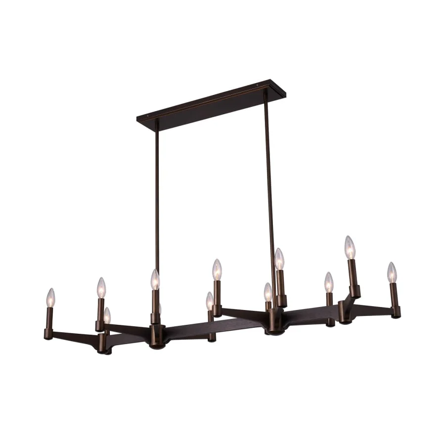 Kalco Tono 12 Light 48" Wide Taper Candle Style Chandelier - Image 1