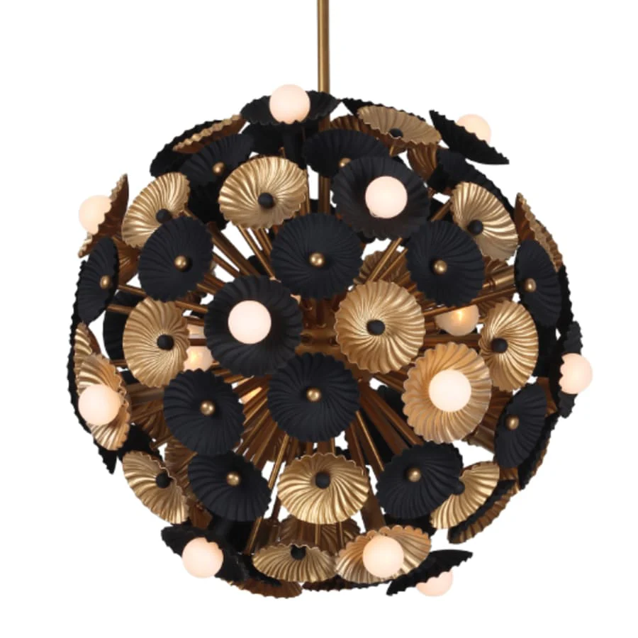 Kalco Damask 28 Light 28" Wide Pendant - Image 1